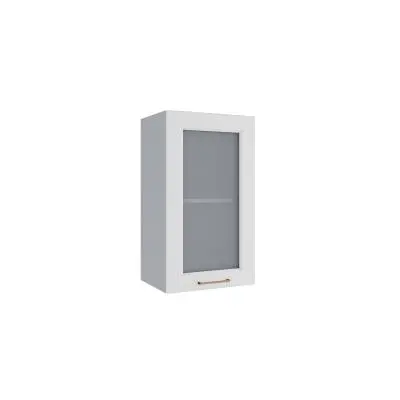 Верхний шкаф Квадро Белый софт ПС 400