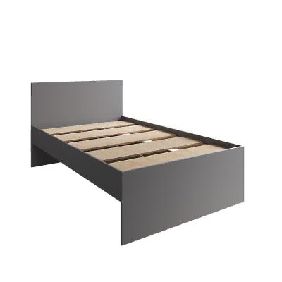 МС Мори Кровать КРМЯ 1200.1/1 (МП) Графит