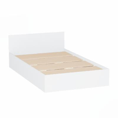 МС Мори Кровать КРМ 1200.1/1 (МП/3) Белый