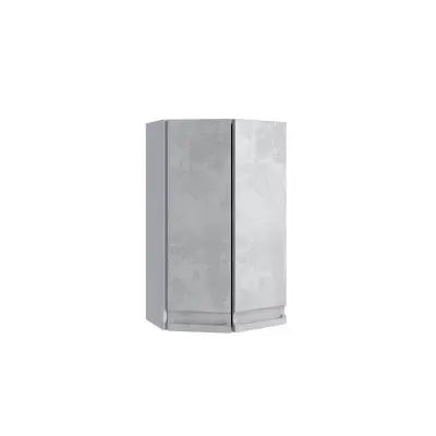 Верхний шкаф Скала Бетон светлый ПТ 400