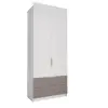 Шкаф 900 с ящиками Лавис ШД 900.1 (Белый/Грей софт)