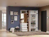 Модульная прихожая Прага Белый