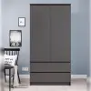 МС Мори Шкаф МШ 900.1 (МП) Графит