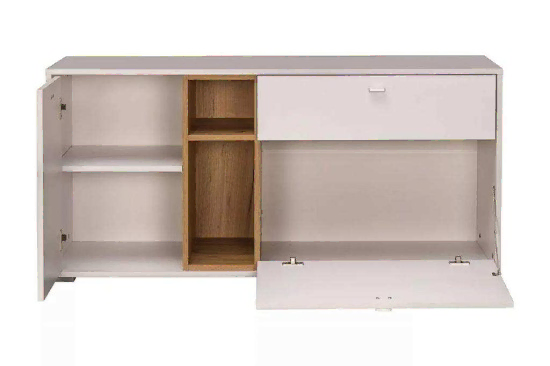 Гостиная Бэль комплектация 2 Дуб золотой / Белый