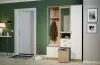 Прихожая «Дуся» 1.3 Дуб бунратти/Белый бриллиант