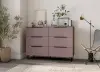 МС Роза Комод 1300 Орех Франклин/Ройс Белый софт