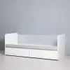 Торонто кровать 11.39 Белый/Серый