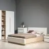 Модульная спальня Муссон Белый/Дуб Эндгрейн