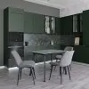 Стол керамический Граф 1000х800 Серый