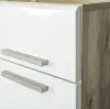 Прихожая Лайн Дуб серый/Белый глянец