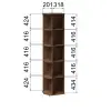 Спальня София шкаф торцевой СШ-22 дуб крафт белый
