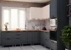 Модульная кухня Астра Сталь / Крем