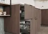 Модульная кухня Альберо Американский Шоколад / Ройс Бежевый софт