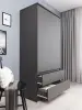 МС Мори Шкаф МШ 900.1 (МП) Графит
