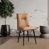 Стул Сенатор (2 шт) Кожа Коричневая