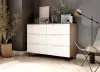 МС Роза Комод 1300 Орех Франклин/Тренто Белый софт