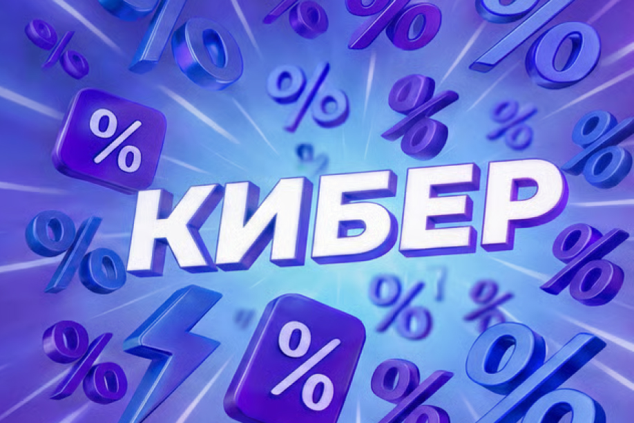 Скидка -5% по промокоду КИБЕР