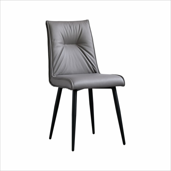 Стул Сенатор (2 шт) Кожа Серая