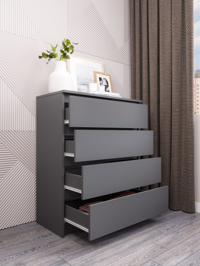 МС Мори Комод МК 800.4 (МП) Графит