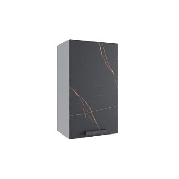 Верхний шкаф Ройс Кварц черный П 400