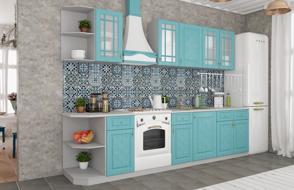 Модульная кухня Гранд Зелёный