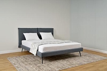 Кровать Сильвия 1,6 Лагуна Пепел