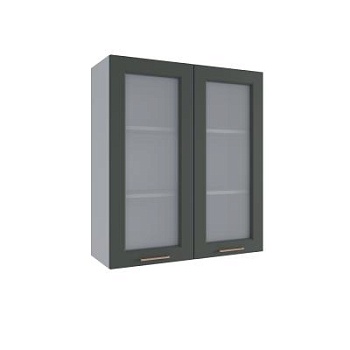 Верхний шкаф Квадро Оливково-зеленый ВПС 800