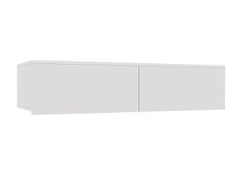 Прихожая Прага Шкаф навесной белый