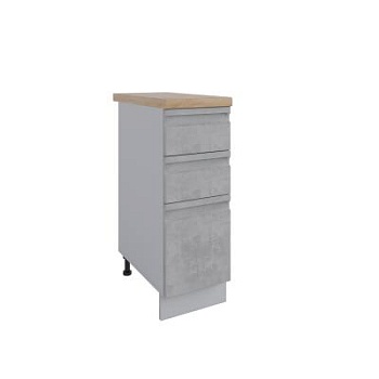 Стол Скала Бетон светлый СЯШ 300