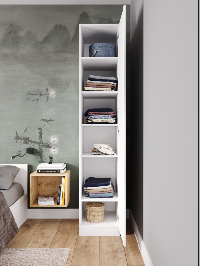 МС Мори Шкаф МШ 400 Белый