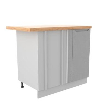 Стол Тренто Штукатурка серая СУ 1000 левый