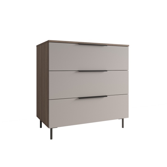 МС Роза Комод 900 Орех Франклин/Ройс Бежевый скин