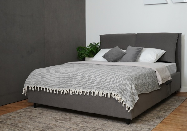 Кровать Венеция (М) 1,6 Графит Софт