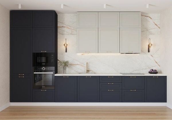 Модульная кухня Norma Перо Лид / Иридиум