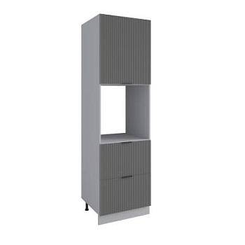 Пенал с нишей под духовку и ящиками Паола Смоки ПНЯ 600