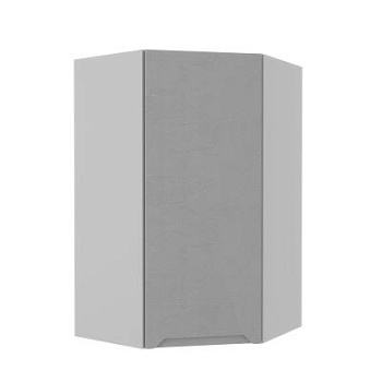 Верхний шкаф Тренто Штукатурка серая ВПУ 550*550 левый
