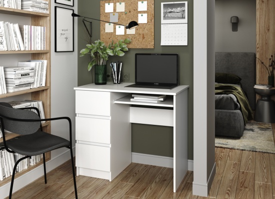 МС Мори Стол МС-6 левый (МП/3) Белый