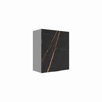 Верхний шкаф Монца Кварц черный П 601