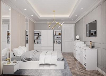 Модульная спальня Мори Белый