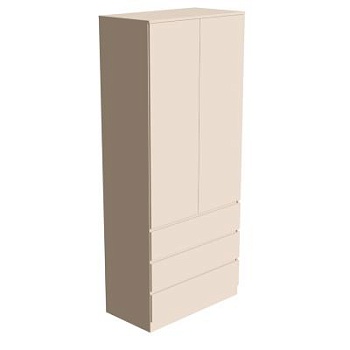 МС Мори Шкаф МШ 900.2 Сатин