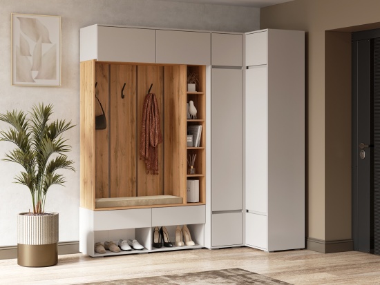 Модульная прихожая Прага Кашемир