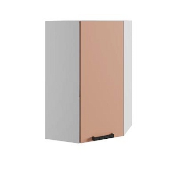 Верхний шкаф Ройс Персик софт ВПУ 550*550
