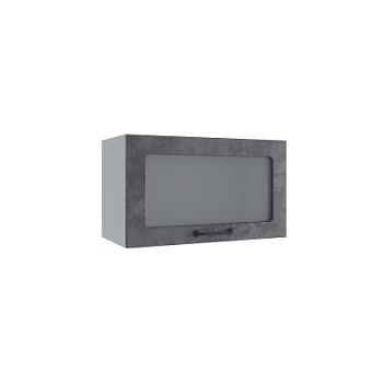 Верхний шкаф Лофт Бетон тёмный ПГС 600