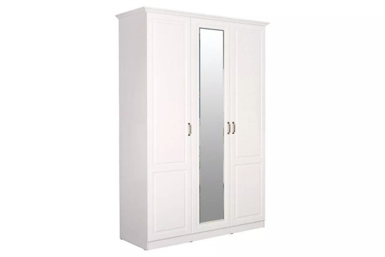 Ливерпуль Шкаф комбинированный 08.45.01 Белый/Ясень ваниль