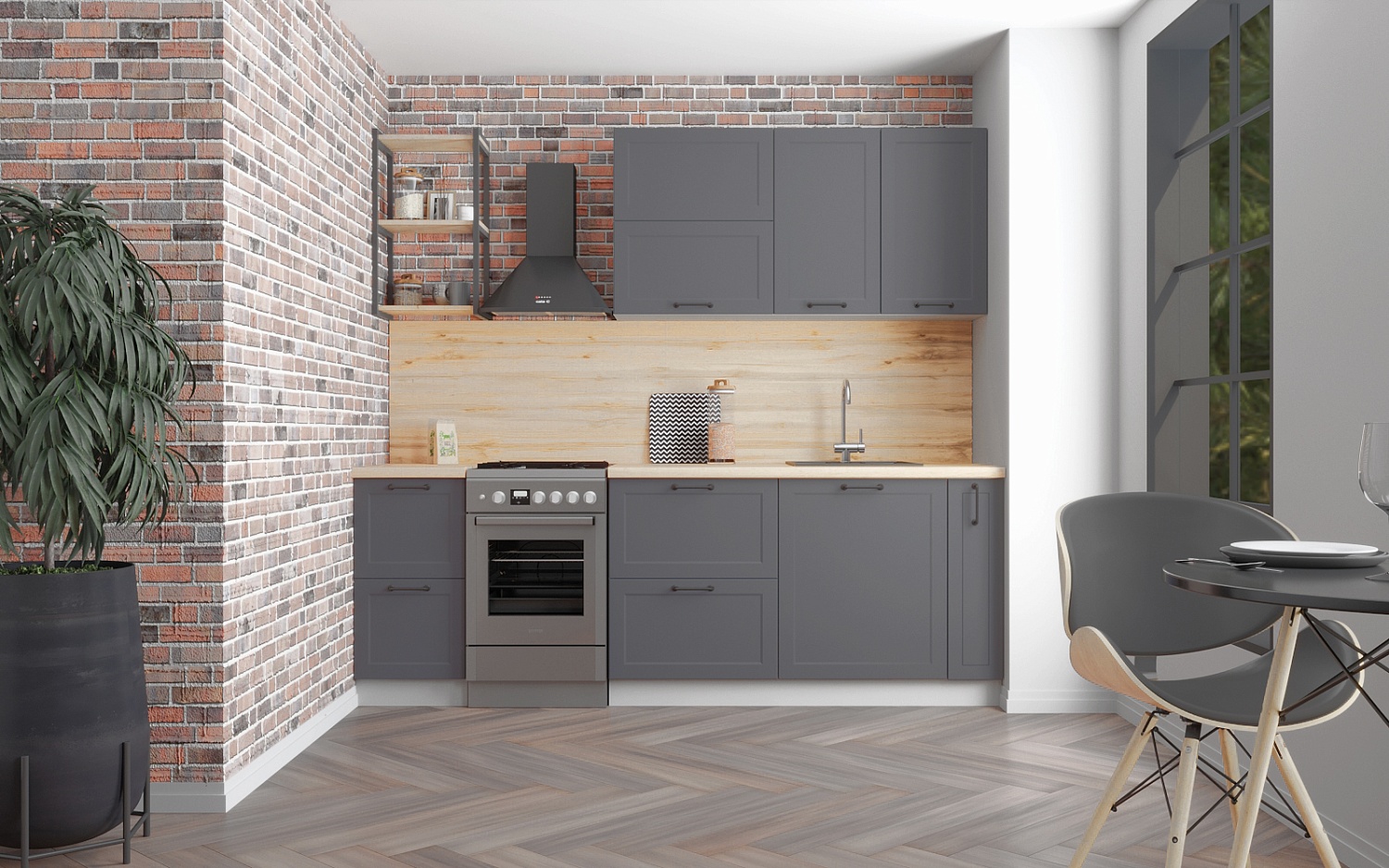 Бесплатный 3D проект кухни!