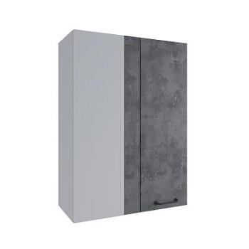 Верхний шкаф Лофт Бетон тёмный ВПУ 650
