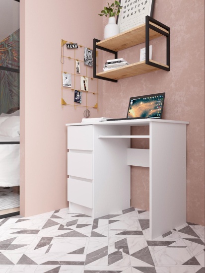 МС Мори Стол МС-6 левый (МП/3) Белый