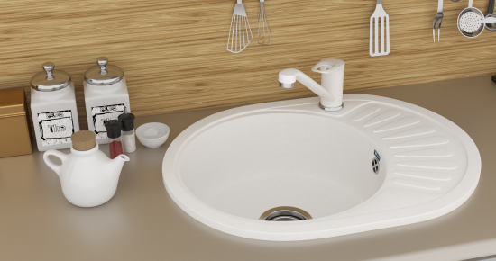 Мойка Ulgran U-107m-309 темно-серый