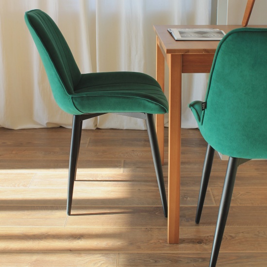 Стулья Канцлер (Комплект 2 шт) Зелёный Софт