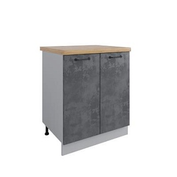 Стол Лофт Бетон тёмный С 700